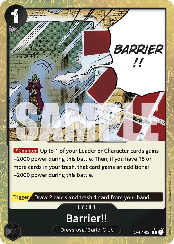 Barrier!! Textured Foil OP04-095